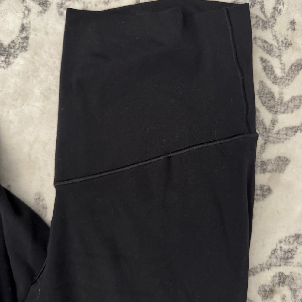 Aerie Offline Real Me Xtra Flare Hi Rise Legging Pant Black Womens M Slit - Picture 3 of 4